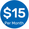 Monthly Plan – $15/month